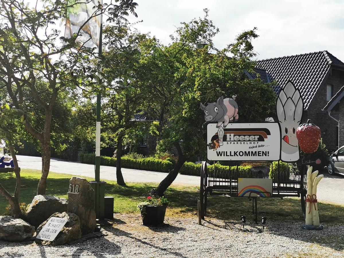 Heeser Spargelhof Ferienwohnung Landblick Weeze Exterior foto